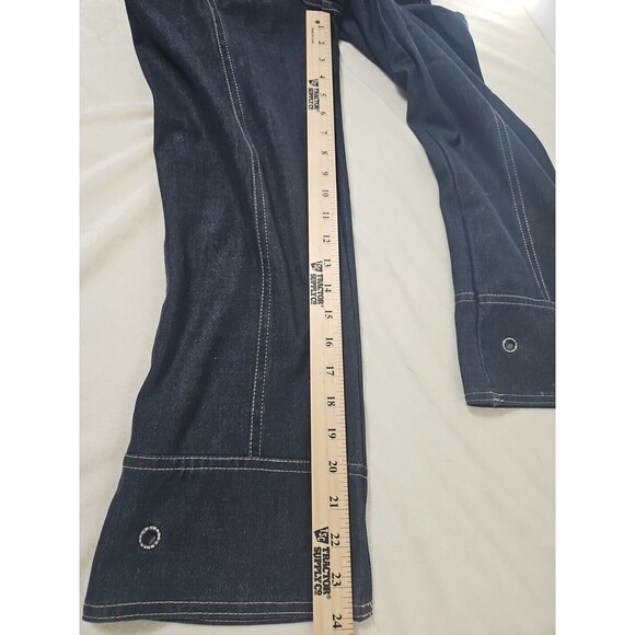 Dorabella Basic Chic Stretch Denim/Cotton Twill, Dark Blue Ankle,‎ Rhinestone 44 - Picture 14 of 15